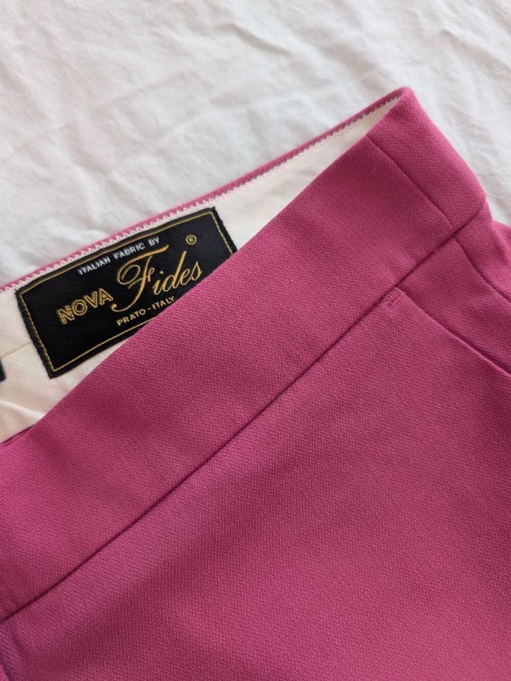 EUC J. Crew Pink Willa Cropped Flare Wool Trousers in Size 12 - Picture 9 of 15